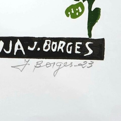 Xilogravura J. Borges: Maracujá (P)