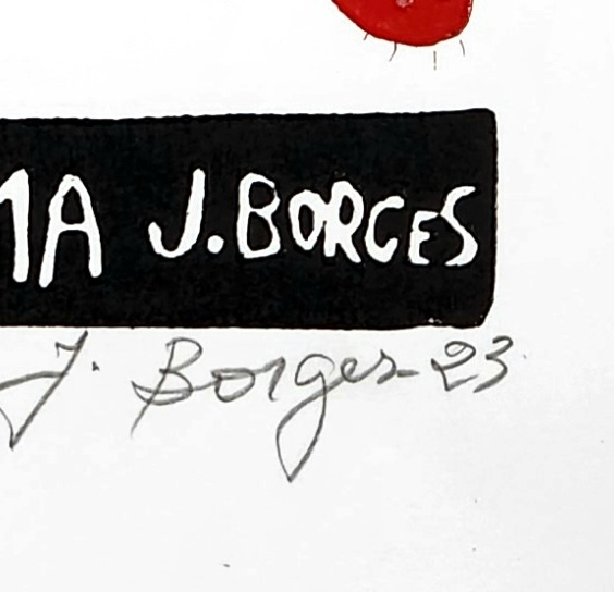 Xilogravura J. Borges: Fruta de Palma (P) - Imaterial Artesanato Brasileiro