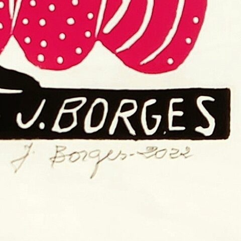 Xilogravura J. Borges: Rosa Maria (G)