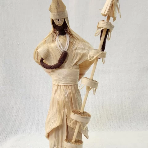 Escultura em palha de milho – Oxalá
