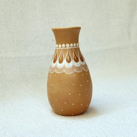Vasinho Cerâmica Jequitinhonha Bege (P)