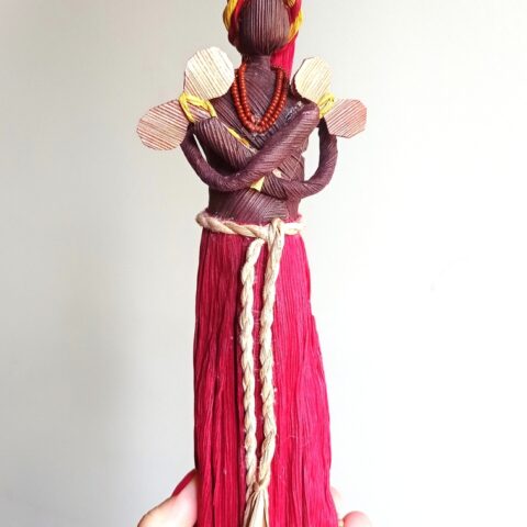 Escultura em palha de milho – Xangô