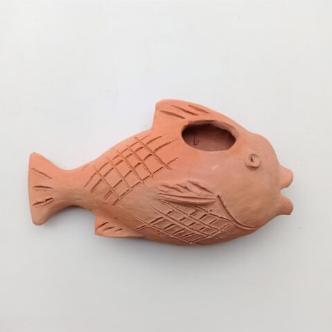 Peixe de Cerâmica para Plantas – G