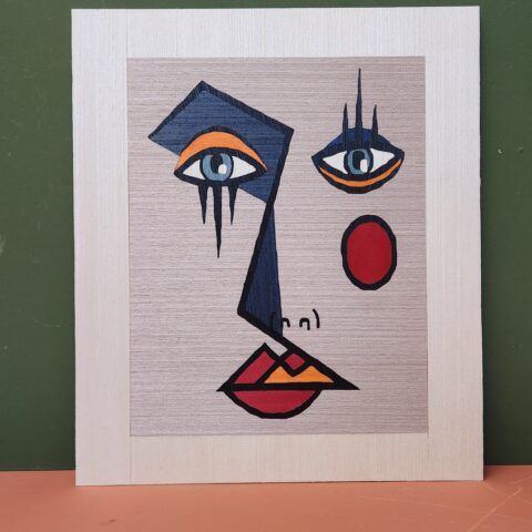 Painel marchetaria geométrica – Picasso