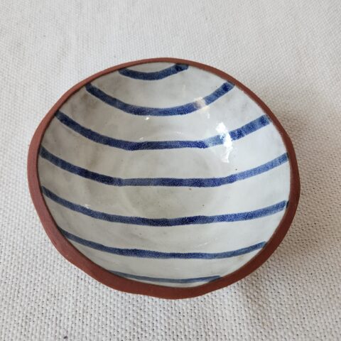 Tigela de Cerâmica Faixas (M) – Fabi Gracioli