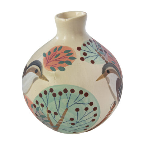 Vaso Bolinha em Cerâmica Juliana Chagas – Pardal