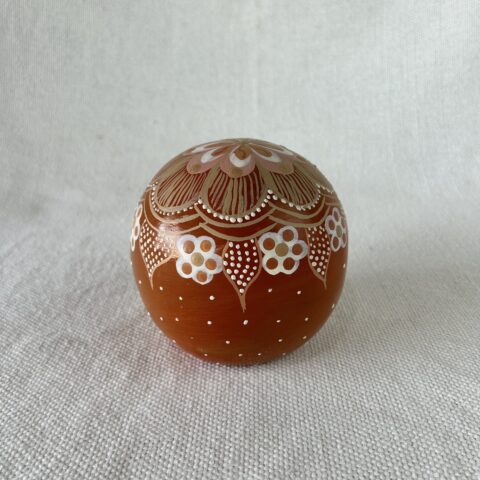 Bola Decorativa Cerâmica Jequitinhonha M – Terracota