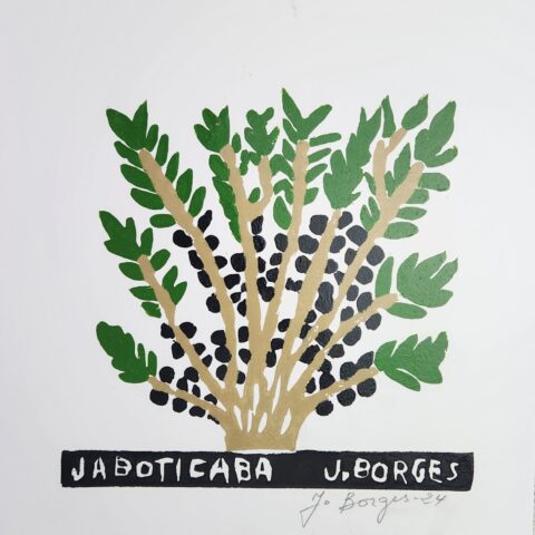 Xilogravura J. Borges: Jaboticaba (P)