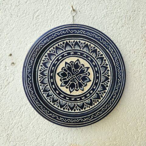 Mandala de Pedra Sabão (M) – Azul