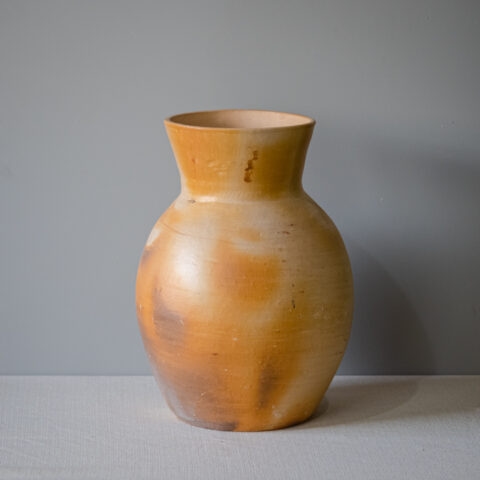Vaso Bojudo de Cerâmica Natural (M)