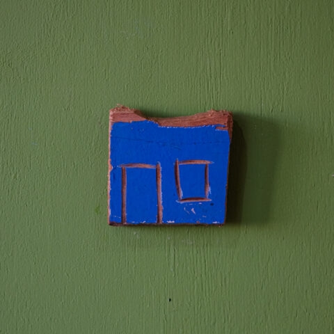 Casinha de Madeira para Parede Ilha do Ferro – Azul