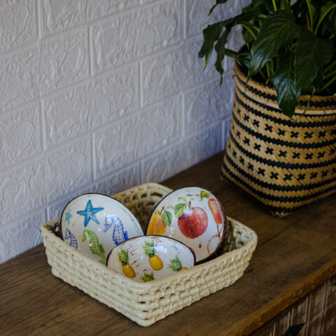Cuia estampada – Maçã
