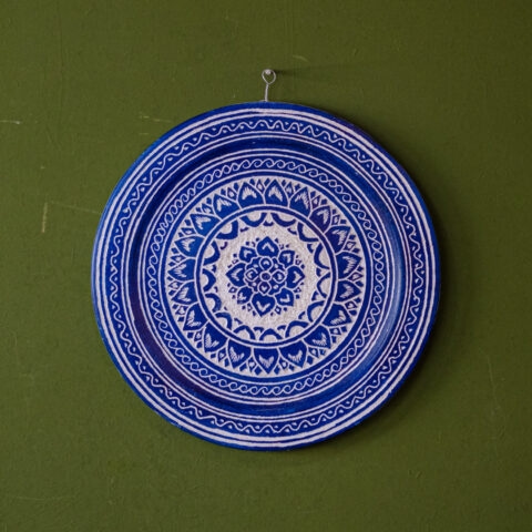 Mandala de Pedra Sabão (M) – Azul