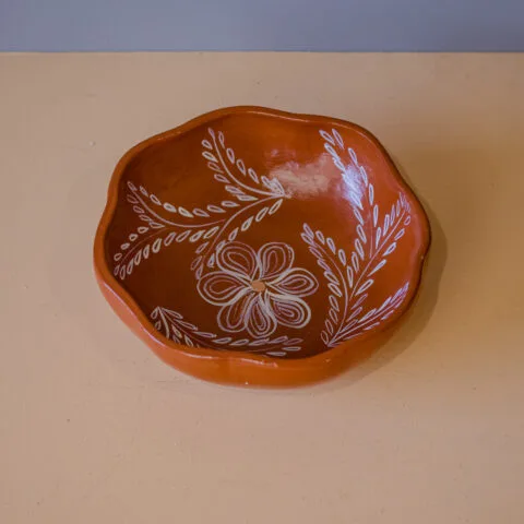 Prato Moranga de Cerâmica Jequitinhonha – Terracota