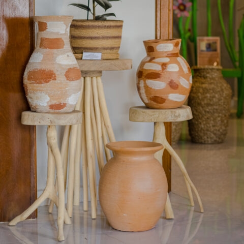 Vaso de Cerâmica Boca Larga