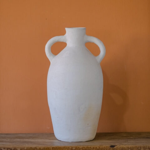Vaso de Cerâmica Branco – G1