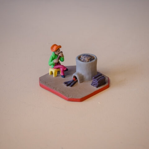 Miniatura Família Vitalino – Pífano