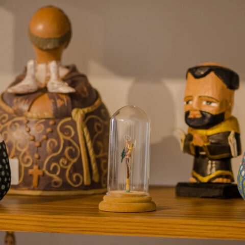 Escultura Palito de Fósforo São Cristóvão