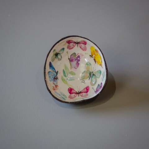Cuia estampada – Borboleta