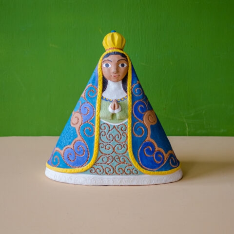 Escultura de Cerêmica Nossa Senhora Jan Araujo