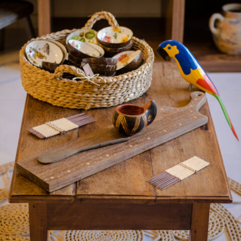 Tábua Amazônica em Marchetaria Escura – G