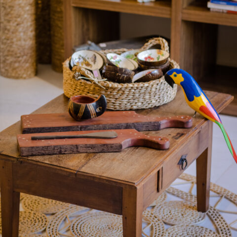Tábua Amazônica em Marchetaria Vinho – M