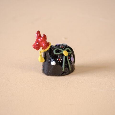 Boizinho de Cerâmica Mestre Luiz Antônio – Preto