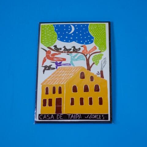 Painel de Parede Xilogravura J. Borges – Casa de Taipa