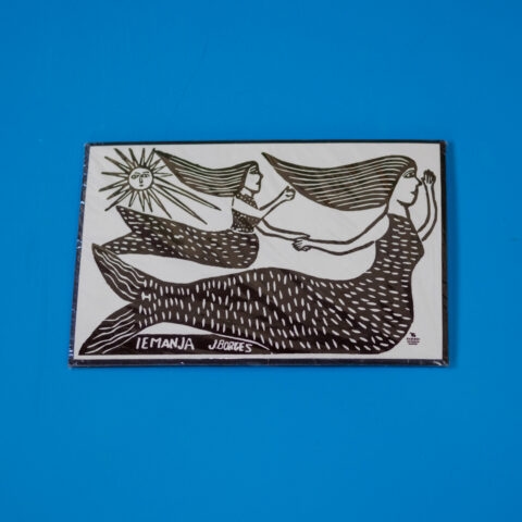 Painel de Parede Xilogravura J. Borges – Iemanja