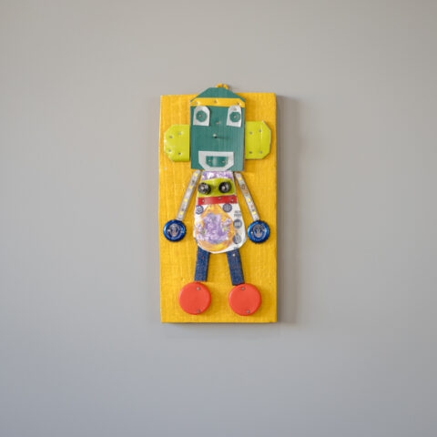 Boneco de Parede Amarelo Getúlio Damadio