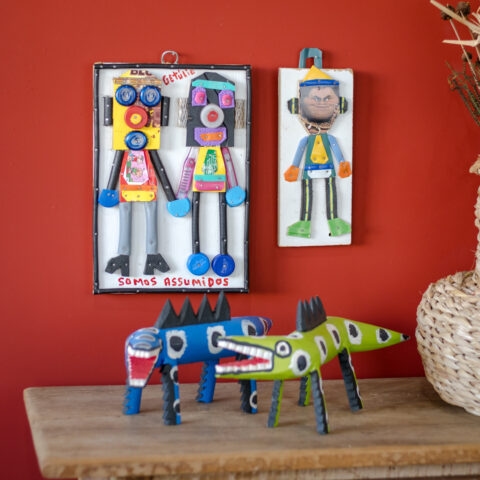 Boneco de Parede Branco Getúlio Damadio