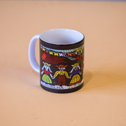 Caneca Xilogravura J. Borges Quadrilha Junina