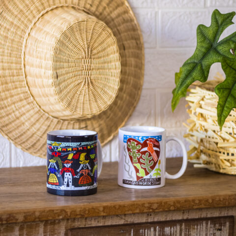 Caneca Xilogravura J. Borges Quadrilha Junina