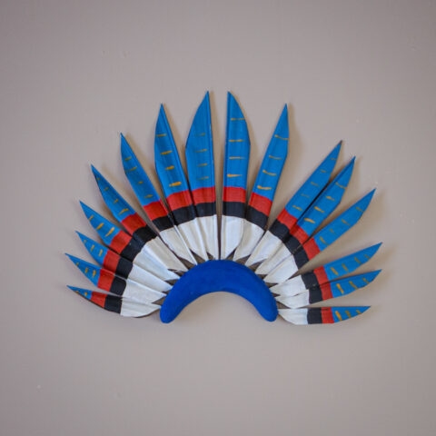 Cocar de Parede – Azul