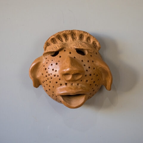 Máscara de Parede de Cerâmica – M3