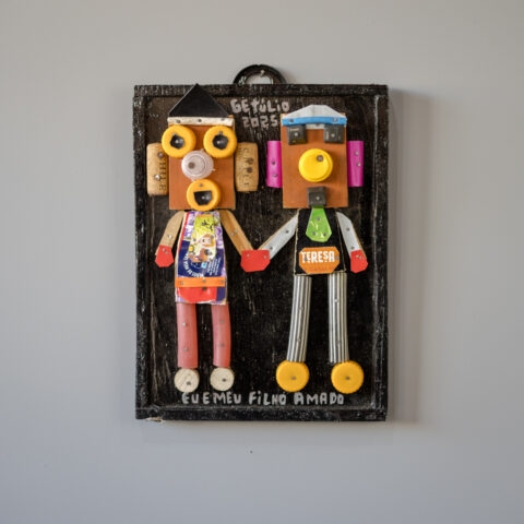 Quadro Getúlio Damadio: Eu e Meu Filho Amado
