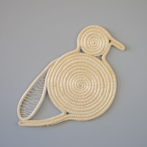 Adorno Pássaro de Sisal