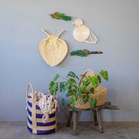 Adorno Pássaro de Sisal