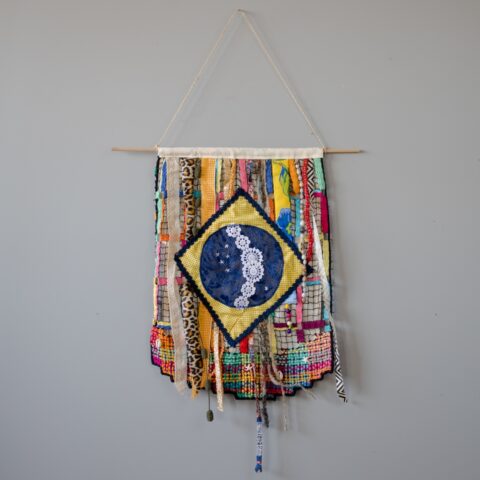 Flâmula de Tecido Bandeira do Brasil (P)
