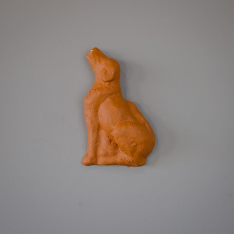 Cachorro de Cerâmica Parede