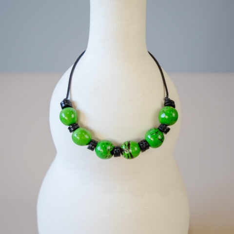 Colar Bolinhas de Jarina – Verde