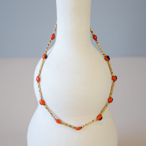 Colar Indígena Pataxó Pau Brasil