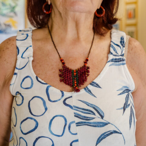 Colar Indígena Pataxó Sementes