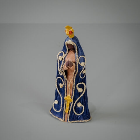 Escultura em palha de milho – Nossa Senhora Aparecida