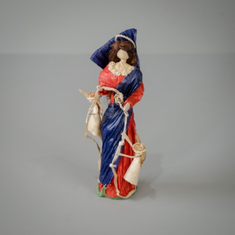 Escultura em palha de milho – Nossa Senhora Desatadora