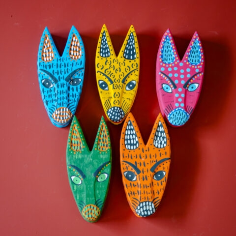 Máscara Zé Crente – Lobo Amarelo (modelos)