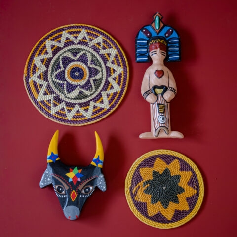 Mandala de Palha de Tucumã (P) – A15