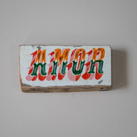 Placa de Madeira Amor (P2)