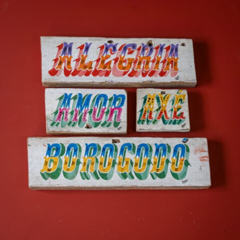 Placa de Madeira Amor (P3)