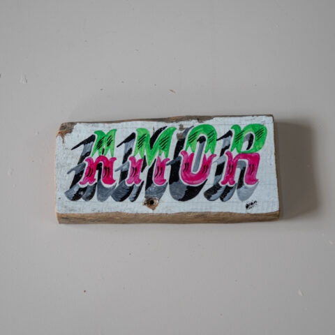 Placa de Madeira Amor (P4)